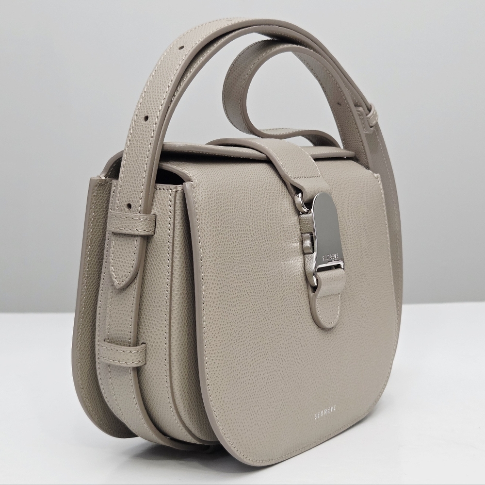 NWT SENREVE CADENCE BAG - PEBBLED / SAND / SILVER - Picture 6 of 10